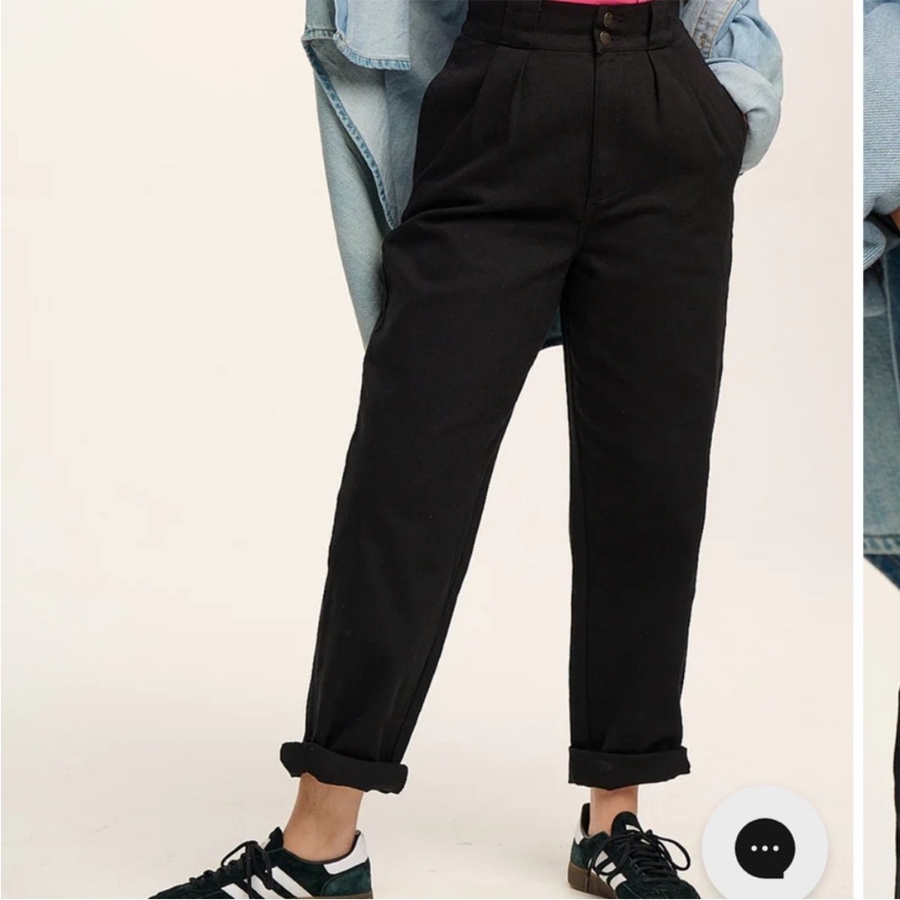 Lucy and Yak Black Addison High Waist Pants